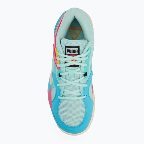 Buty męskie PUMA TRC Blaze Court eggshell blue/elektro pool