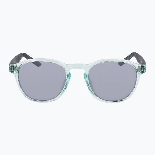 Okulary przeciwsłoneczne dziecięce Nike Smash green glow/ silver flash
