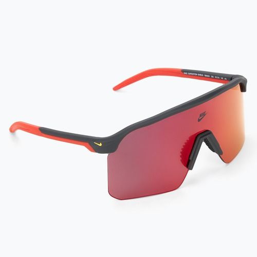 Okulary przeciwsłoneczne Nike Expedition Shield matte dark smoke grey/ red mirror