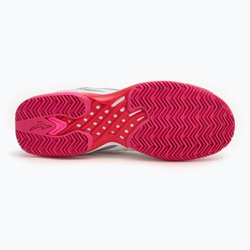 Buty do tenisa damskie Mizuno Wave Exceed Tour 6 CC white/ radiant red/ quiet shade