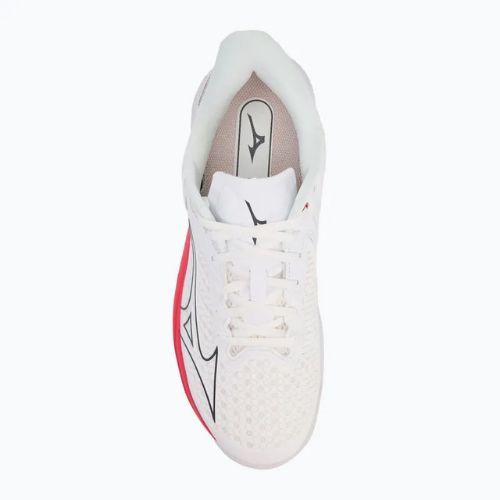 Buty do tenisa damskie Mizuno Wave Exceed Tour 5 CC undyed white/quiet shade/opera red