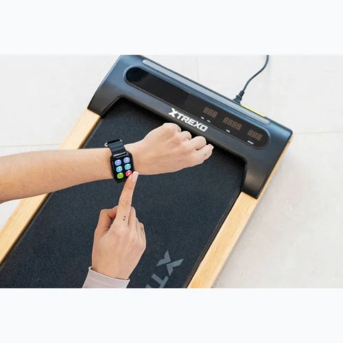 Bieżnia elektryczna XTREXO TXO-W250 Walking Pad czarny/brązowy