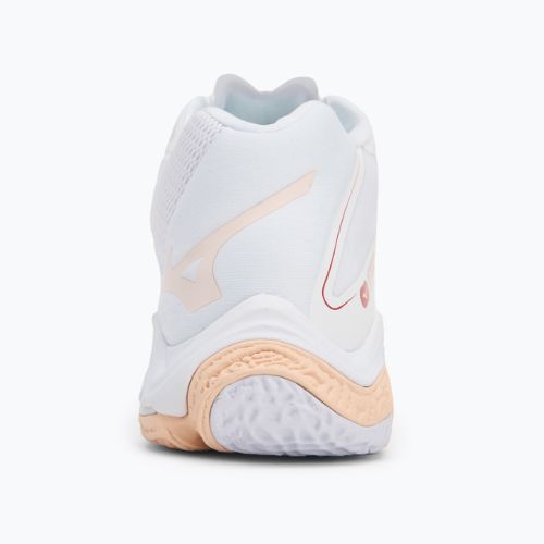 Buty do siatkówki damskie Mizuno Wave Lightning Z8 Mid white/aleutian/cloud pink