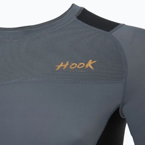 Koszulka treningowa męska rashguard HOOK FIGHTING Base czarny