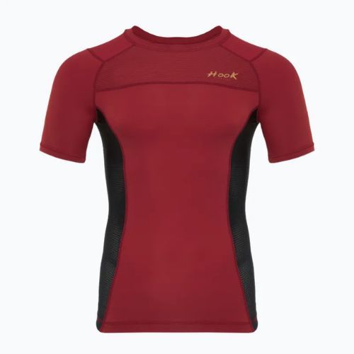 Koszulka treningowa męska rashguard HOOK FIGHTING Base czerwony