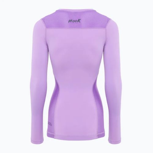 Rashguard longsleeve damski HOOK FIGHTING Base fioletowy