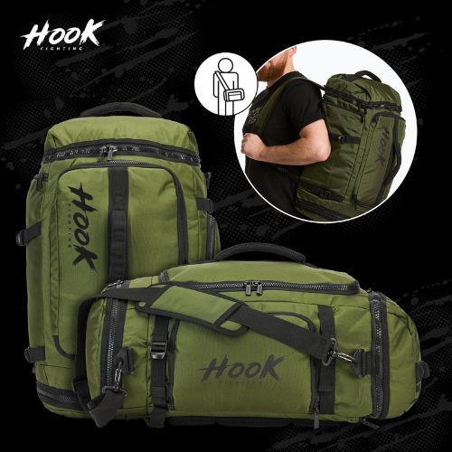 Plecak/torba 2w1 HOOK FIGHTING Training Duffel Bag 30 l zielony
