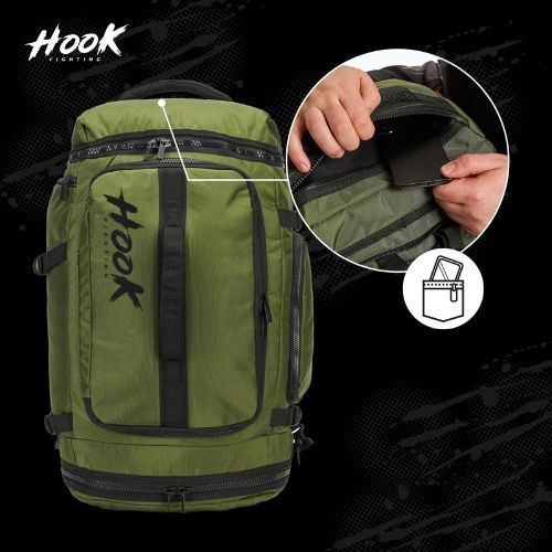 Plecak/torba 2w1 HOOK FIGHTING Training Duffel Bag 30 l zielony