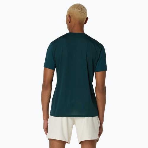 Koszulka tenisowa męska ASICS Match Seasonal Graphic Tee saxon green