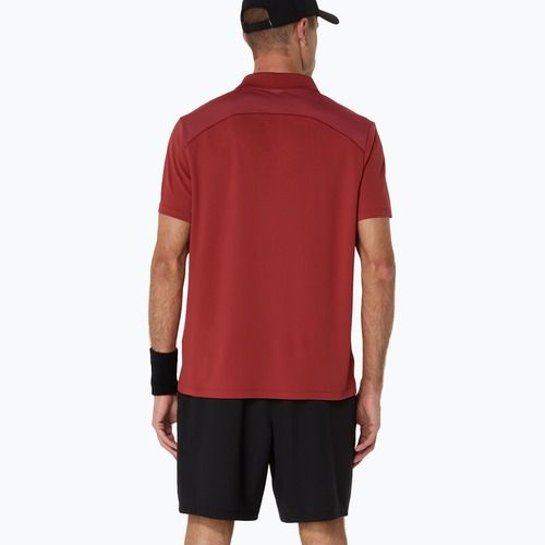 Koszulka polo męska ASICS Court Polo burnt red