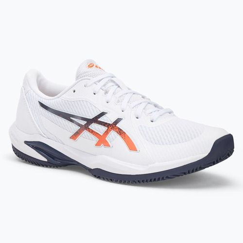Buty do tenisa męskie ASICS Solution Swift FF 2 Clay white/ nova orange