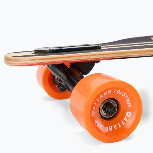 Deskorolka longboard ATTABO Flowrider czarny