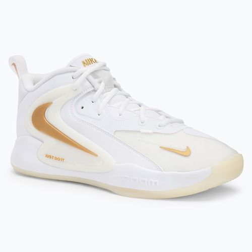 Buty do siatkówki Nike React Hyperset 2 white/white/metallic gold