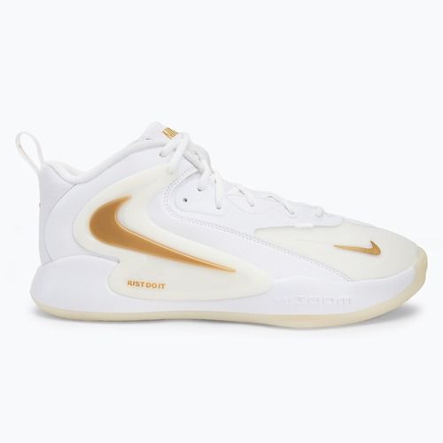 Buty do siatkówki Nike React Hyperset 2 white/white/metallic gold