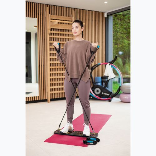 Mata do ćwiczeń XTREXO TRX-MJN001-PN 4 mm różowy