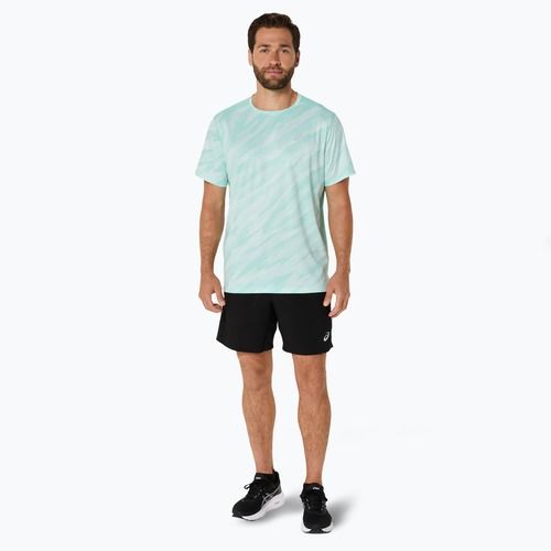 Koszulka do biegania męska ASICS Core All Over Print Top oasis green