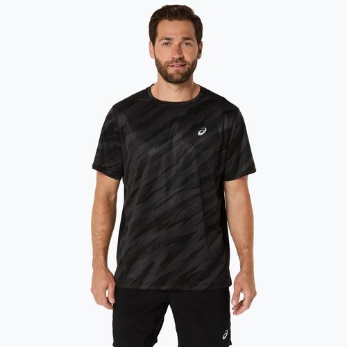 Koszulka do biegania męska ASICS Core All Over Print Top performance black