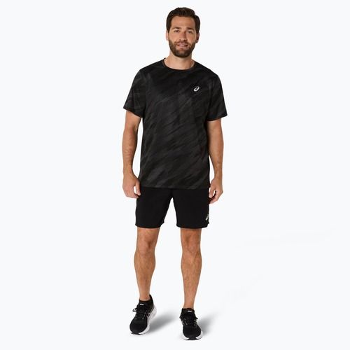 Koszulka do biegania męska ASICS Core All Over Print Top performance black