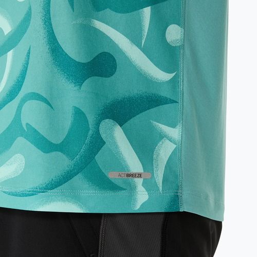 Koszulka do biegania męska ASICS Road Lite-Show light teal