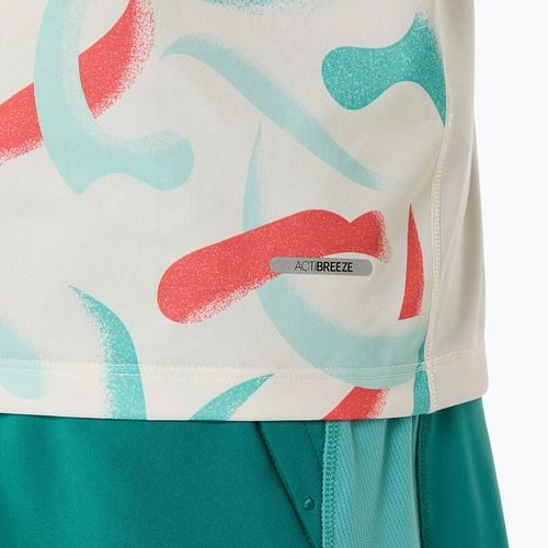 Koszulka do biegania męska ASICS Road All Over Print Singlet birch