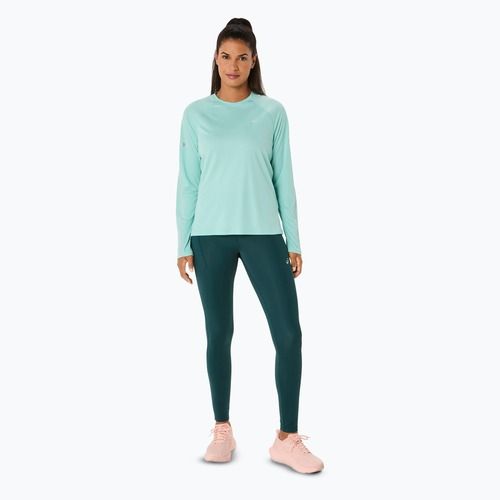 Longsleeve do biegania damski ASICS Road Lite-Show oasis green
