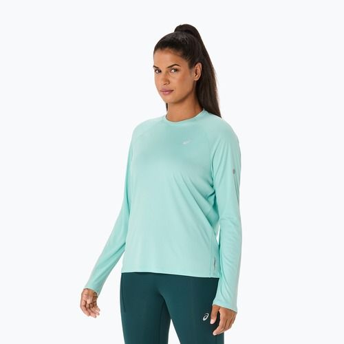 Longsleeve do biegania damski ASICS Road Lite-Show oasis green