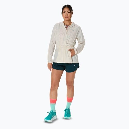 Kurtka do biegania damska ASICS Road Packable birch