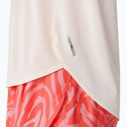 Koszulka do biegania damska ASICS Road V-Neck birch