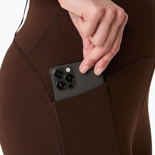 Spodenki do biegania damskie ASICS Road High Waist 8IN Sprinter coffee