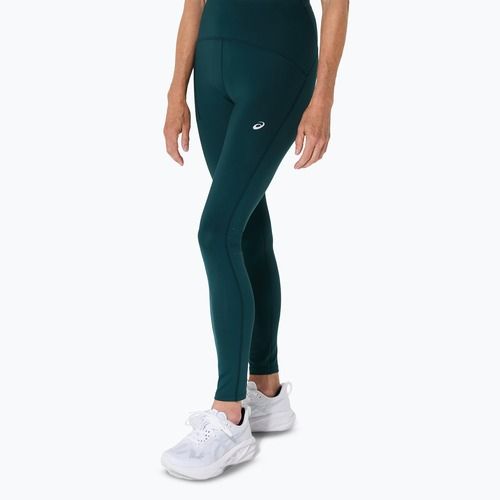 Legginsy do biegania damskie ASICS Road High Waist saxon green
