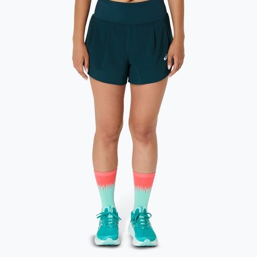 Spodenki do biegania damskie ASICS Road 3.5IN saxon green