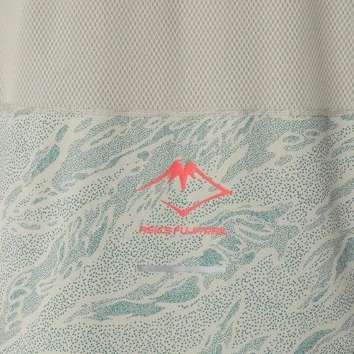 Koszulka do biegania męska ASICS Fujitrail Singlet white sage/rainy lake