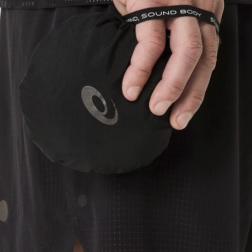 Bezrękawnik do biegania męski ASICS Metarun Packable Gilet performance black