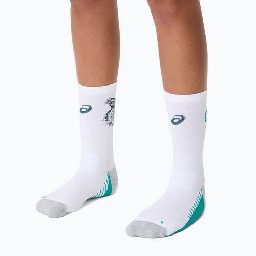 Skarpety ASICS Performance Run Crew brilliant white/wave teal