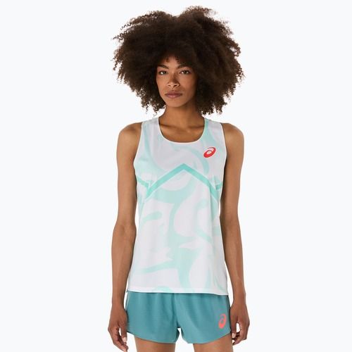 Koszulka do biegania damska ASICS Light Knit Singlet soothing sea