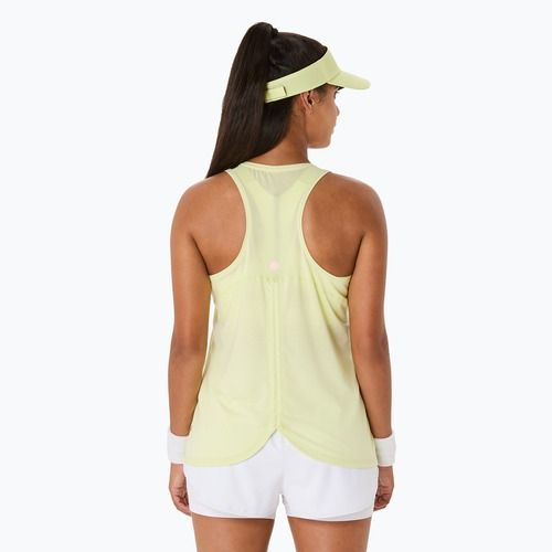 Koszulka do biegania damska ASICS Nagino Run Adjustable Tank huddle yellow heather