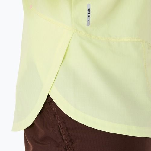 Kurtka do biegania damska ASICS Nagino Run Adjustable huddle yellow