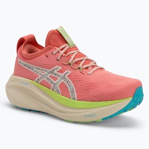 Buty do biegania damskie ASICS Gel-Nimbus 27 TR nature bathing/guava