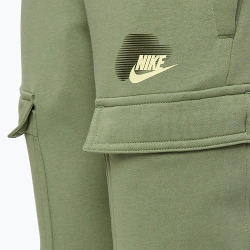 Spodnie dziecięce Nike Sportswear Standard Issue Cargo oil green