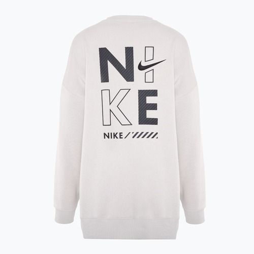 Bluza damska Nike Sportswear Oversized Crew-Neck light iron ore