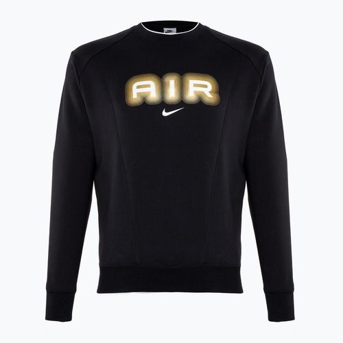 Bluza męska Nike Sportstwear Air Crew-Neck black/metallic gold
