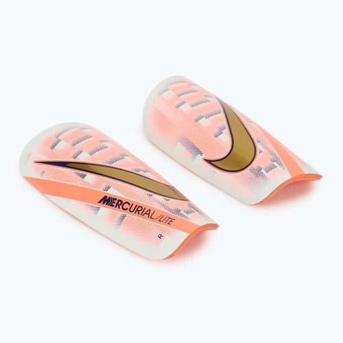 Ochraniacze piłkarskie Nike Mercurial Dream Speed Lite white/barely green/bright mango/metallic gold coin
