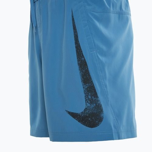 Spodenki męskie Nike Form Swoosh Dri-Fit 7" aegean storm/black