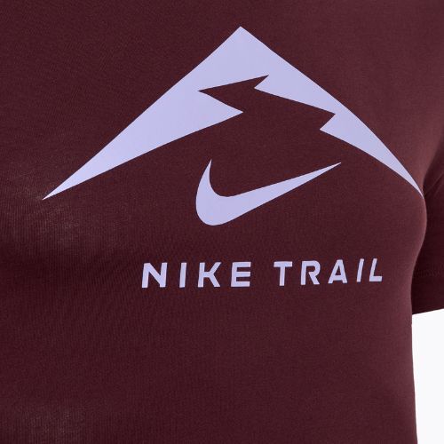 Koszulka do biegania męska Nike Dri-Fit UV burgundy crush