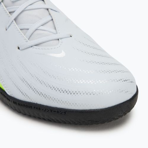 Buty piłkarskie dziecięce Nike Phantom GX 2 Academy IC metallic silver/volt/black