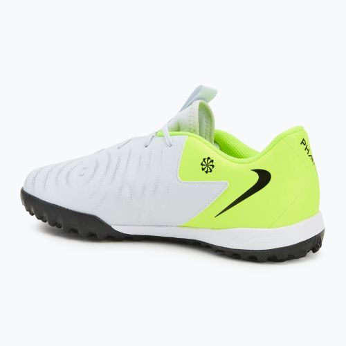 Buty piłkarskie dziecięce Nike Phantom GX 2 Academy TF metallic silver/volt/black