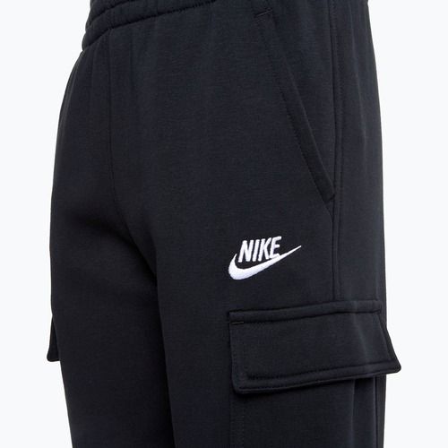 Spodnie dziecięce Nike Sportswear Club Fleece black/black/white