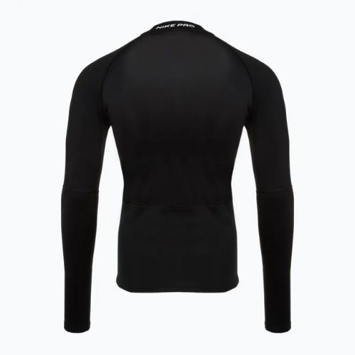 Longsleeve treningowy męski Nike Pro Dri-Fit Warm black/white