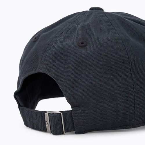 Czapka z daszkiem dziecięca Nike Club Unstructured Futura Wash white/black