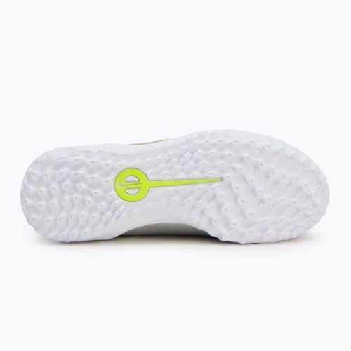 Buty piłkarskie dziecięce Nike Tiempo Legend 10 Academy TF metallic silver/volt/black